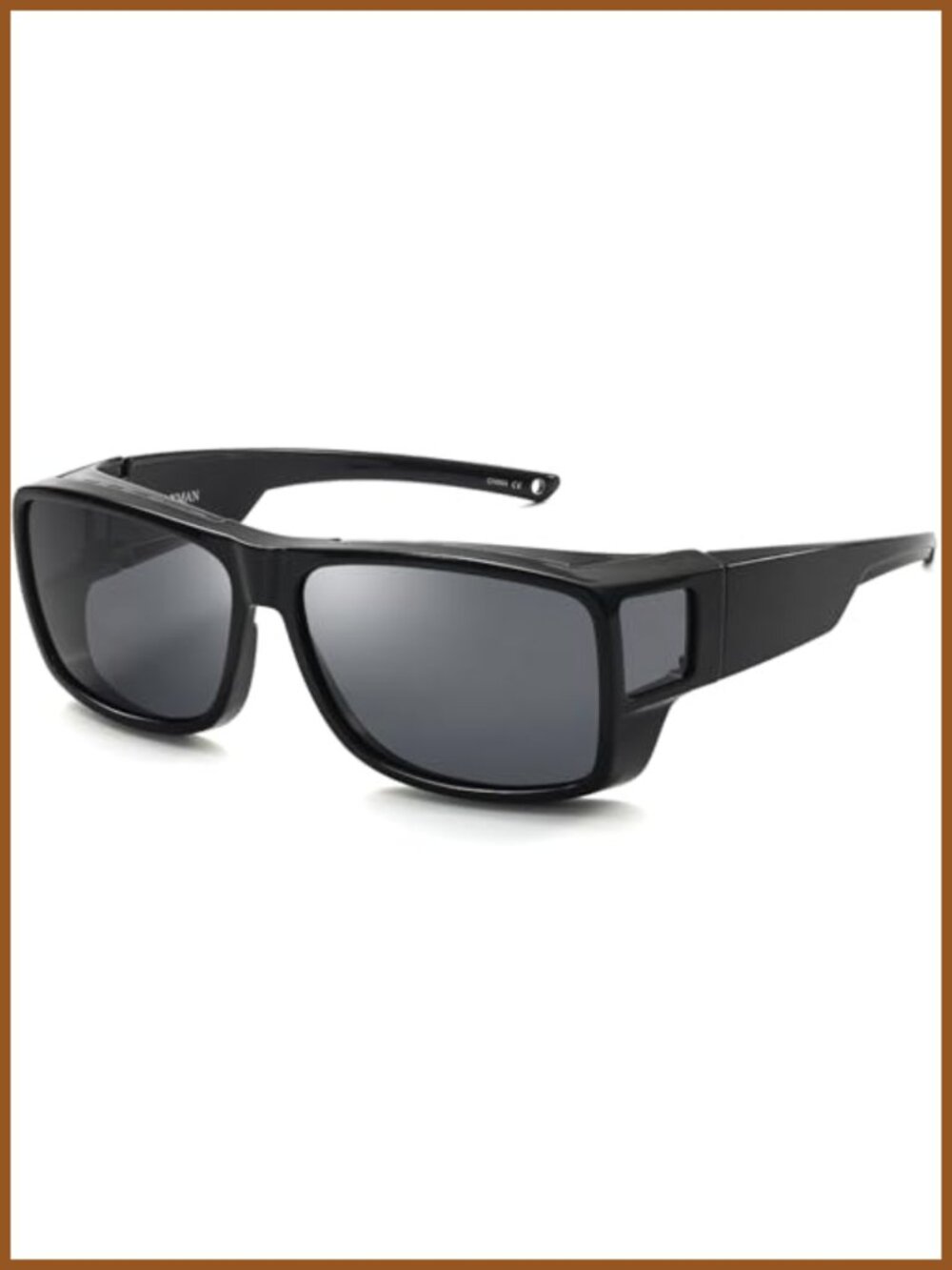 Polarized Fit Over Sunglasses Side Shields UV400 Wrap Around